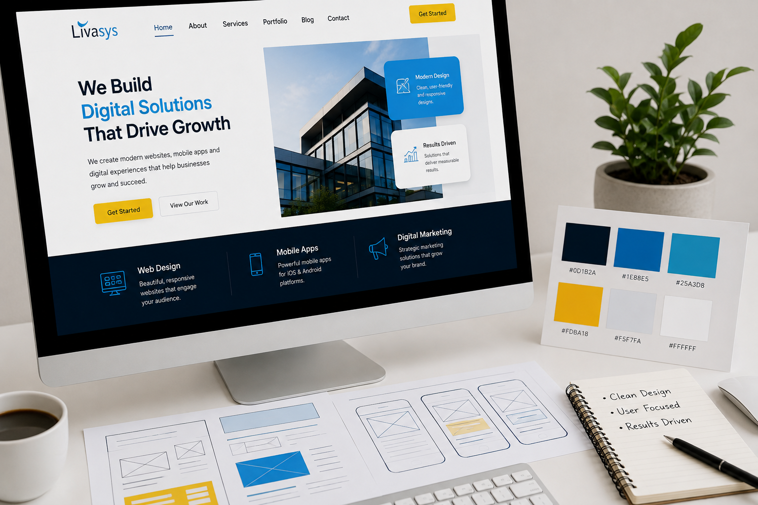 WordPress development services by Livasys — business website design and development