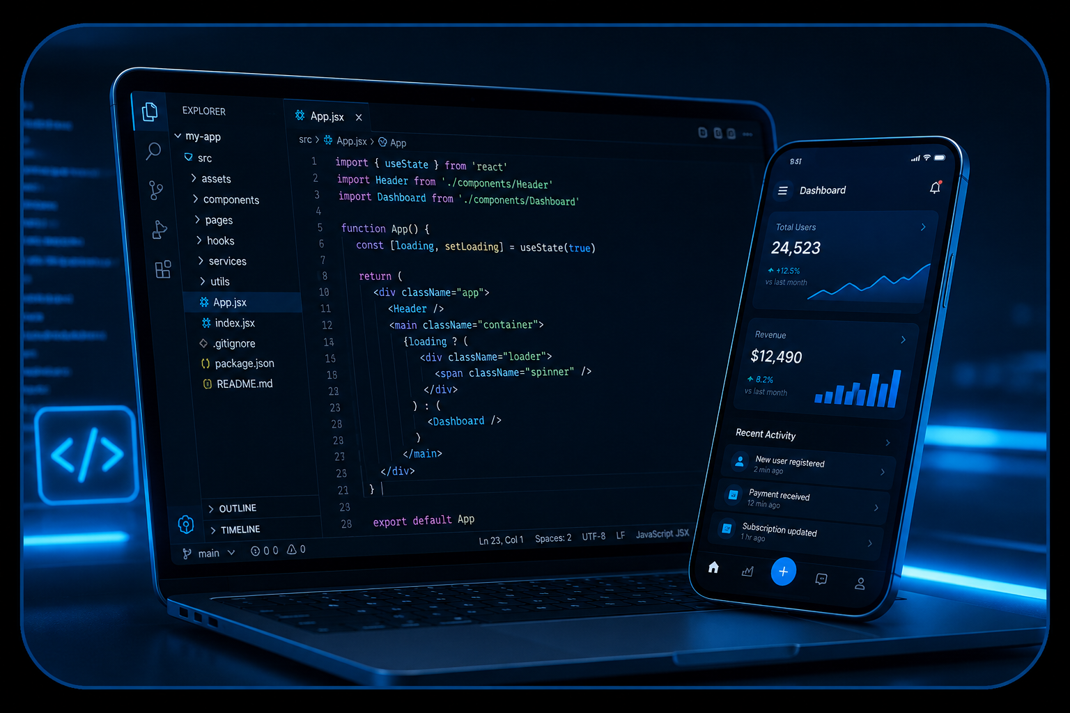 Web application development by Livasys — software interfaces and custom applications